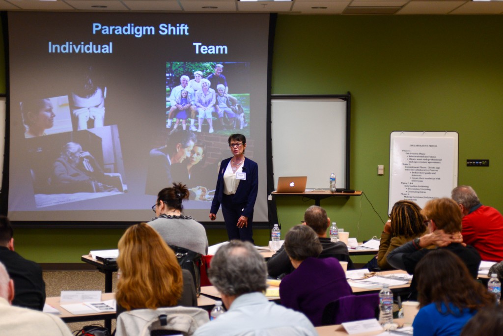 Instructor Cathy Naigle leads advanced training in Collaborative Process methods for working with estates, trusts and probate. Photo: Courtesy Collaborative Practice Silicon Valley